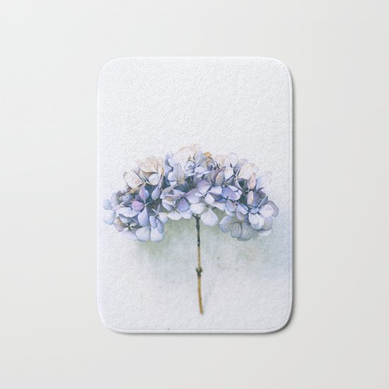 Delicate Hydrangea Bath Mat