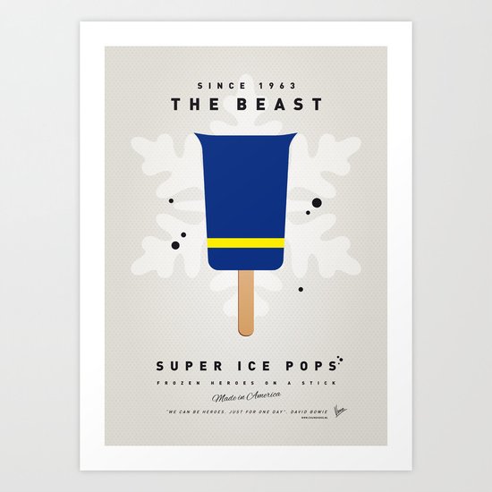 My SUPER ICE POP- No09 Art Print