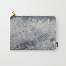 Colourful sparkle and glitter in a frozen field during winter Carry-All Pouch