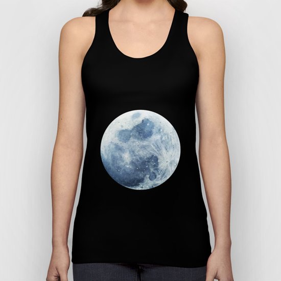 Full Moon Unisex Tank Top