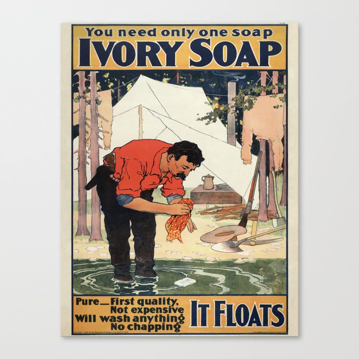 Vintage poster - Soap Leinwanddruck Vintage poster - Soap Leinwanddruck