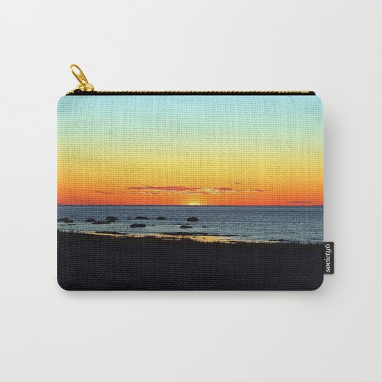 Traditional Seaside Sunset Carry-All Pouch