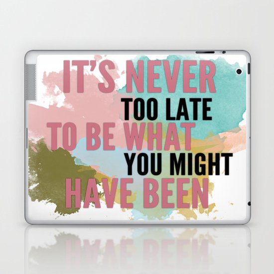 Typography Laptop & iPad Skin
