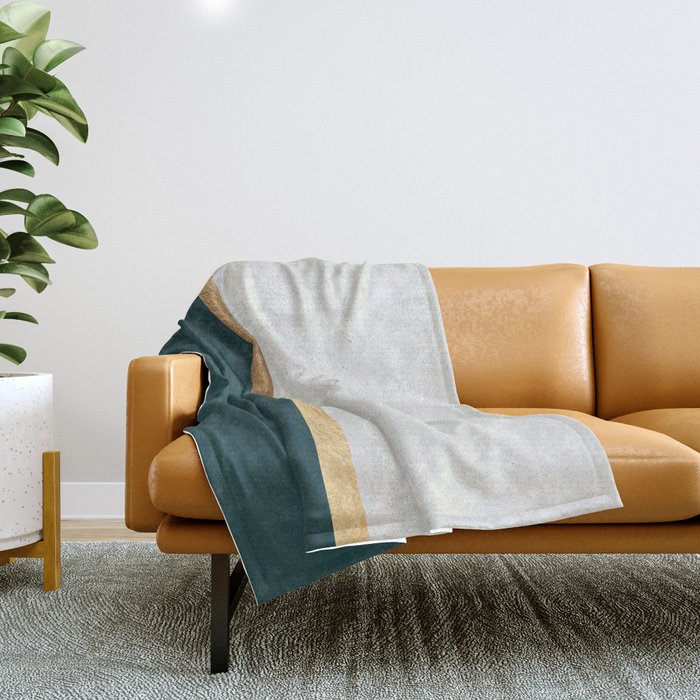 Gold color throw blanket sales