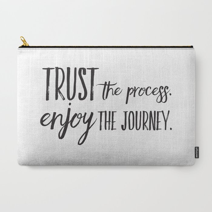 Trust the process enjoy the journey Stock Illustration