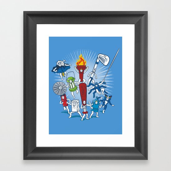 Any resemblance is purely coincidental Framed Art Print