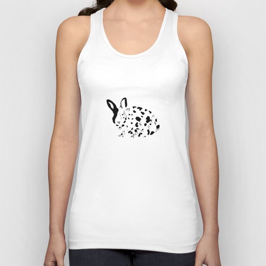 Harlequin Rabbit Spots Unisex Tank Top