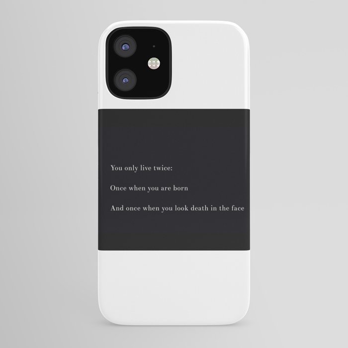 You Only Live Twice Iphone Case By Heresiarch Society6