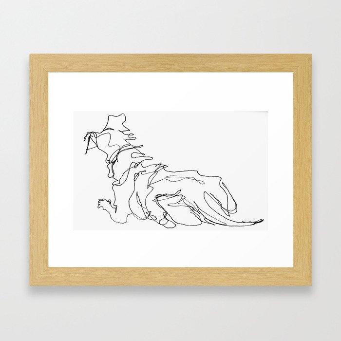 dog Framed Art Print