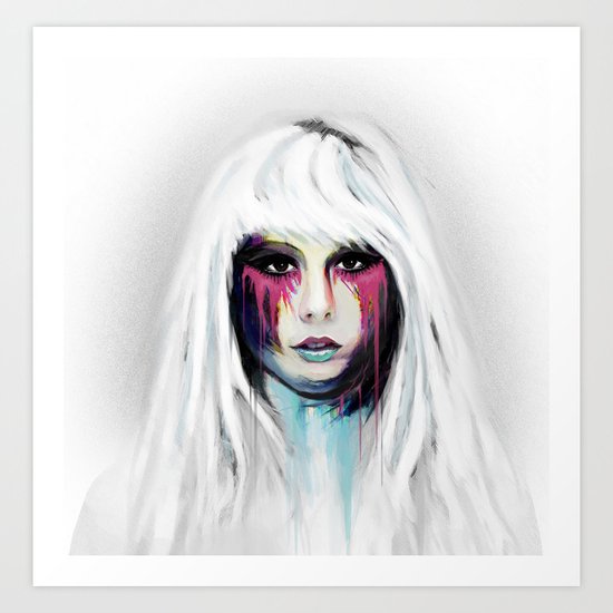 Meital Dohan Portrait Art Print