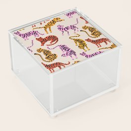 Tiger Collection – Pink & Yellow Palette Acrylic Box