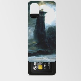A lighthouse in the storm Android Card Case