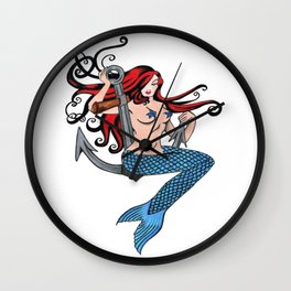 mermaid Wall Clock