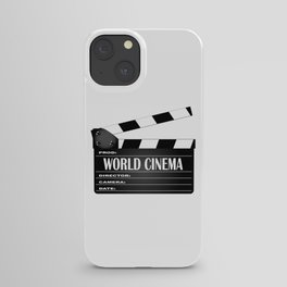 World Cinema Movie Clapperboard iPhone Case