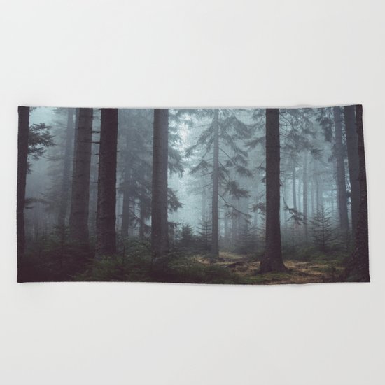 magic forest Beach Towel