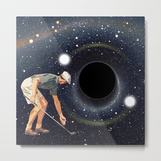 Black Hole in One Metal Print