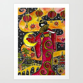 Year of the Rabbit Art Print