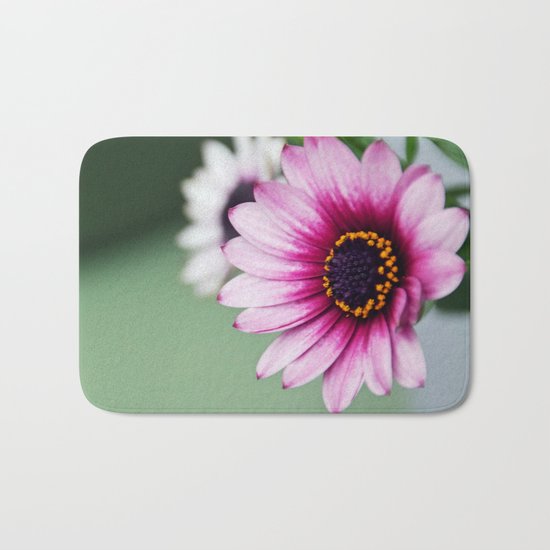 Gorgeous pink flower Bath Mat