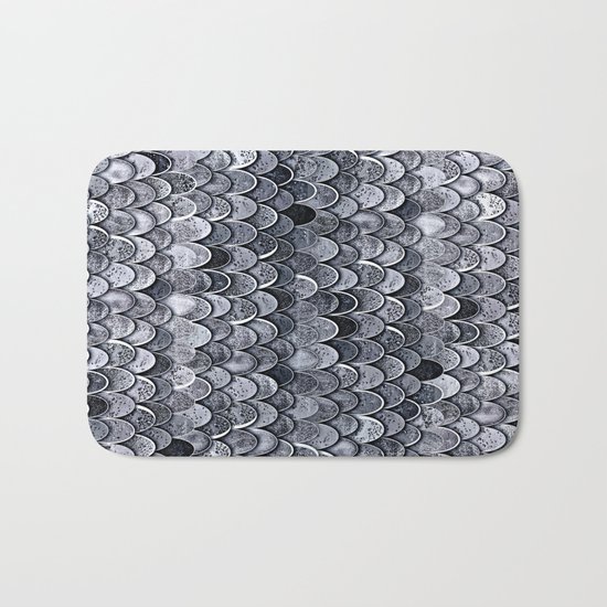 MAGIC MERMAID CLASSIC GREY by Monika Strigel Bath Mat