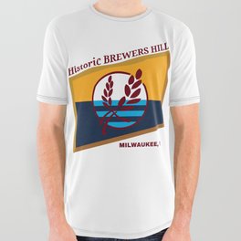 Brewers Hill "Schlitz" Logo All Over Graphic Tee