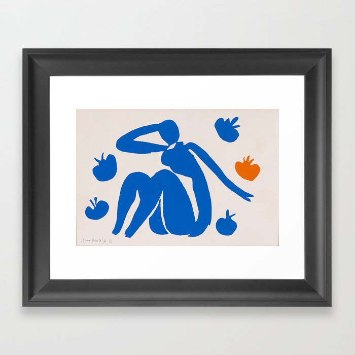 Woman and Monkeys- Henri Matisse Framed Art Print