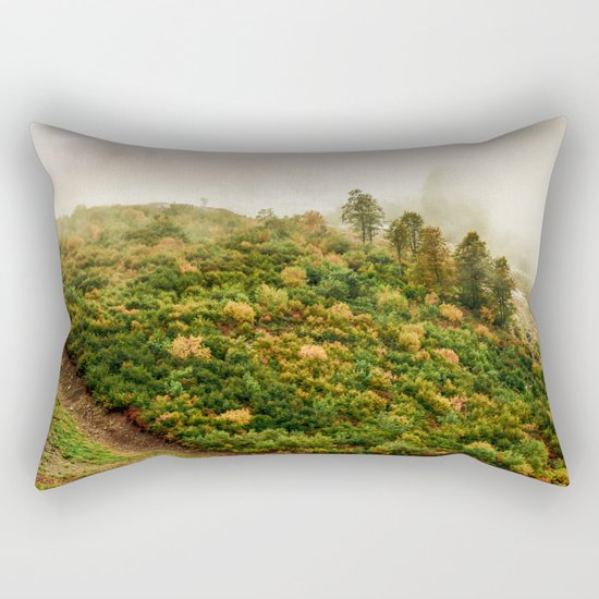 Autumn valley in the cloud Rectangular Pillow