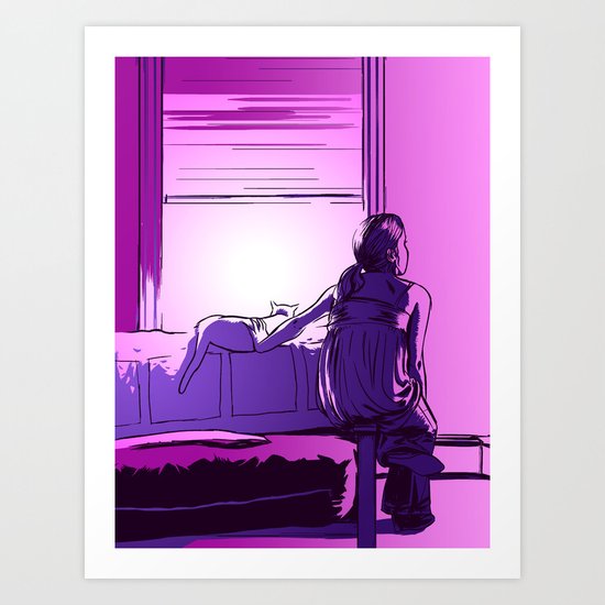 The Violet Hour Art Print