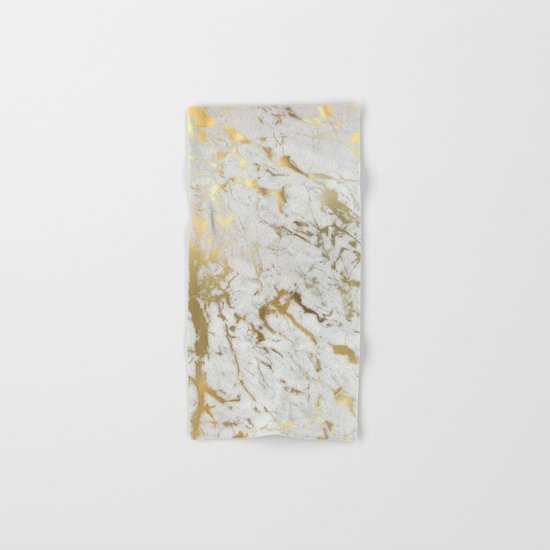 Gold marble Hand & Bath Towel