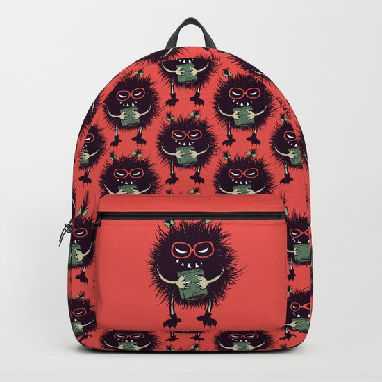 Evil Bug Student Loves To Read Backpack