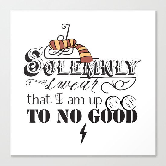 I Solemnly Swear Canvas Print