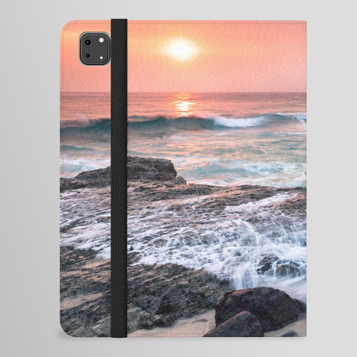 Ocean sunrise on the Gold Coast near Coolangatta, Queensland, Australia iPad Folio Case