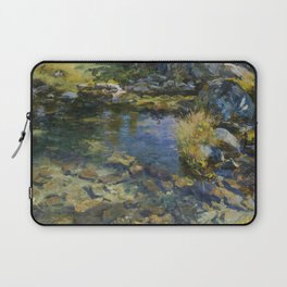 Alpine Pool (1907) by John Singer Sargent Laptop Sleeve