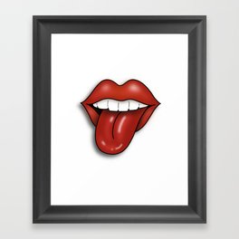 Tongue Framed Art Print