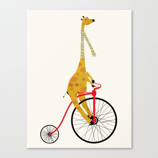 the high wheeler Canvas Print