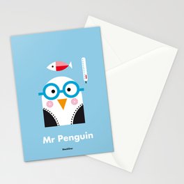 Mr. Penguin Stationery Cards
