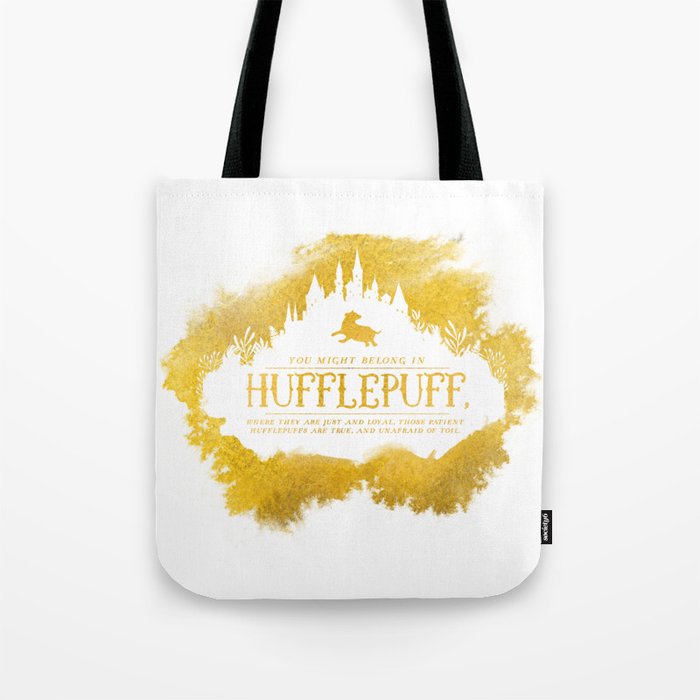 hufflepuff tote bag