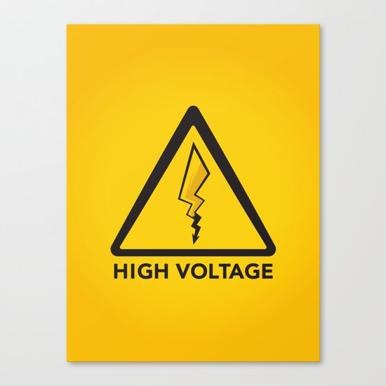 High Voltage Canvas Print