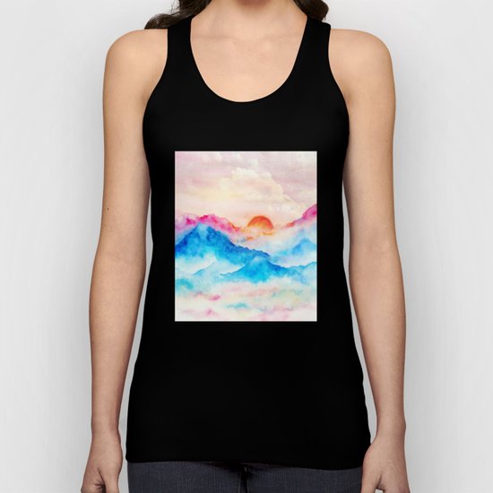 Sunset w.01 Unisex Tank Top