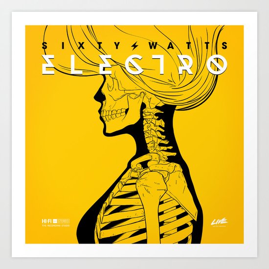 Electro - Original Version Art Print