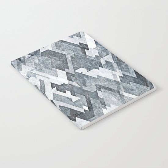 zig zag black and white Notebook