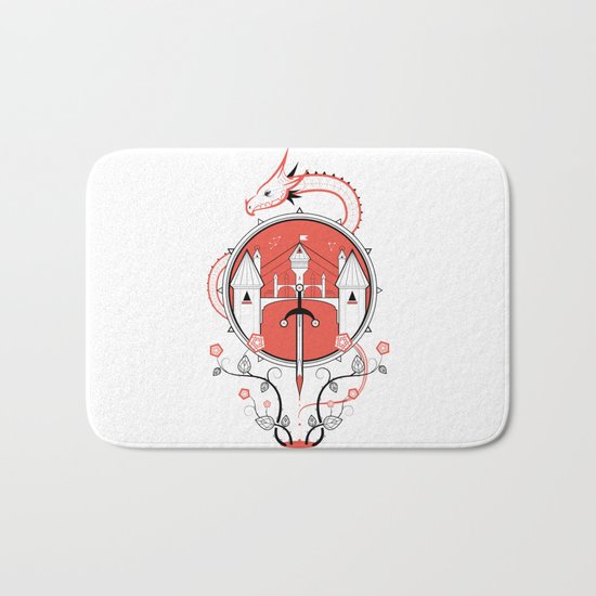 A Legend of Blood Bath Mat