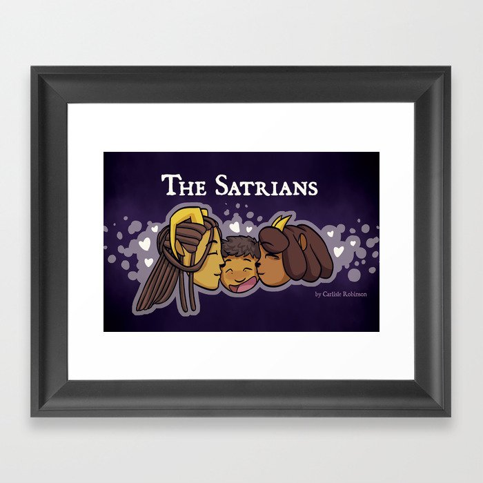 The Satrians Framed Art Print