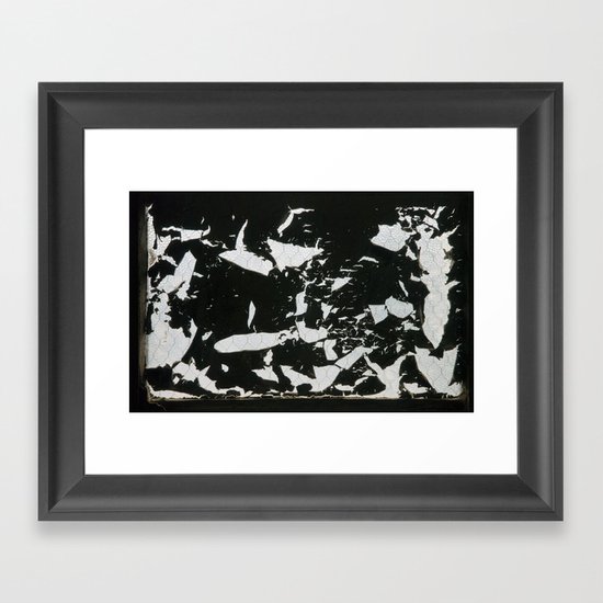 Window texture Framed Art Print