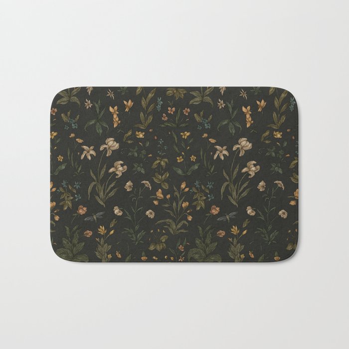 Old World Florals Bath Mat