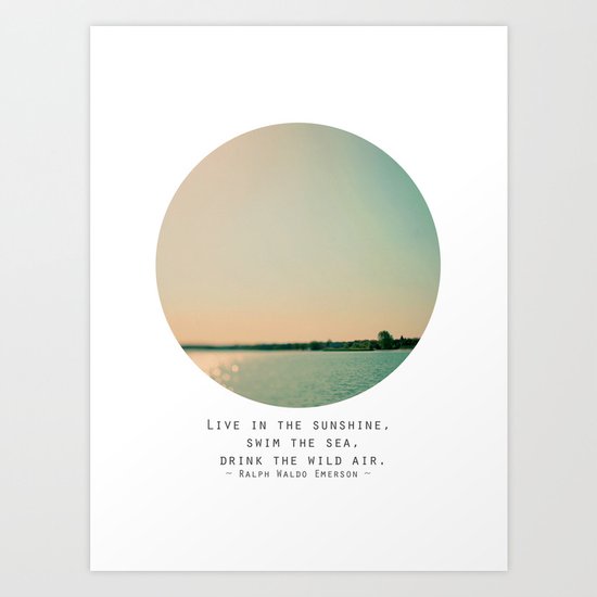 Swim The Sea Art Print