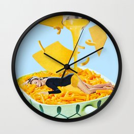 Cheese Dreams (Blue) Wall Clock