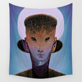 ELX-001 - Ancient Alien Humanoid Wall Tapestry