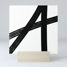 Classy alphabet style A Mini Art Print