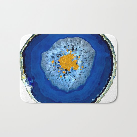 Agate Blue Bath Mat