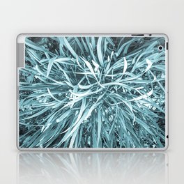Teal infrared grass Laptop & iPad Skin